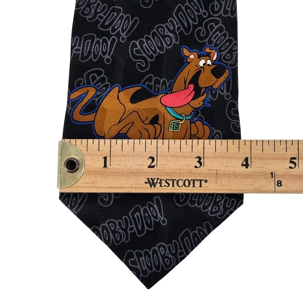 Vintage 1998 Cartoon Network Scooby Doo 100%‎ Silk Necktie Men's Novelty 55
